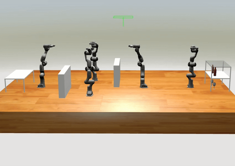 Visualization of the solution to the Middleman5 Problem