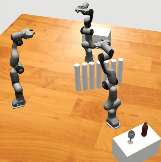 Visualization of the solution to the Middleman3 Problem